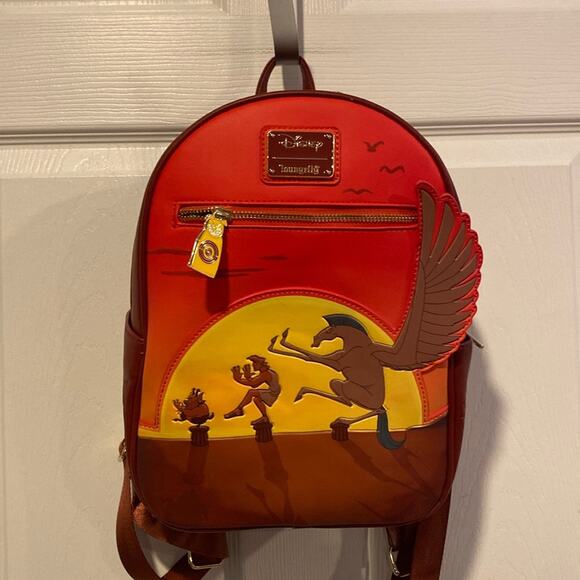 BNWT LOUNGEFLY Disney Hercules 25th Anniversary Collectible Backpack